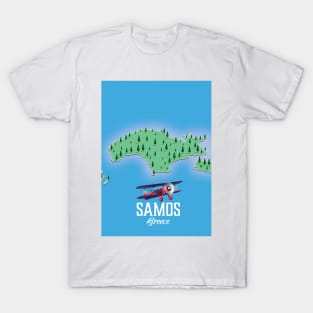Samos Greece map T-Shirt